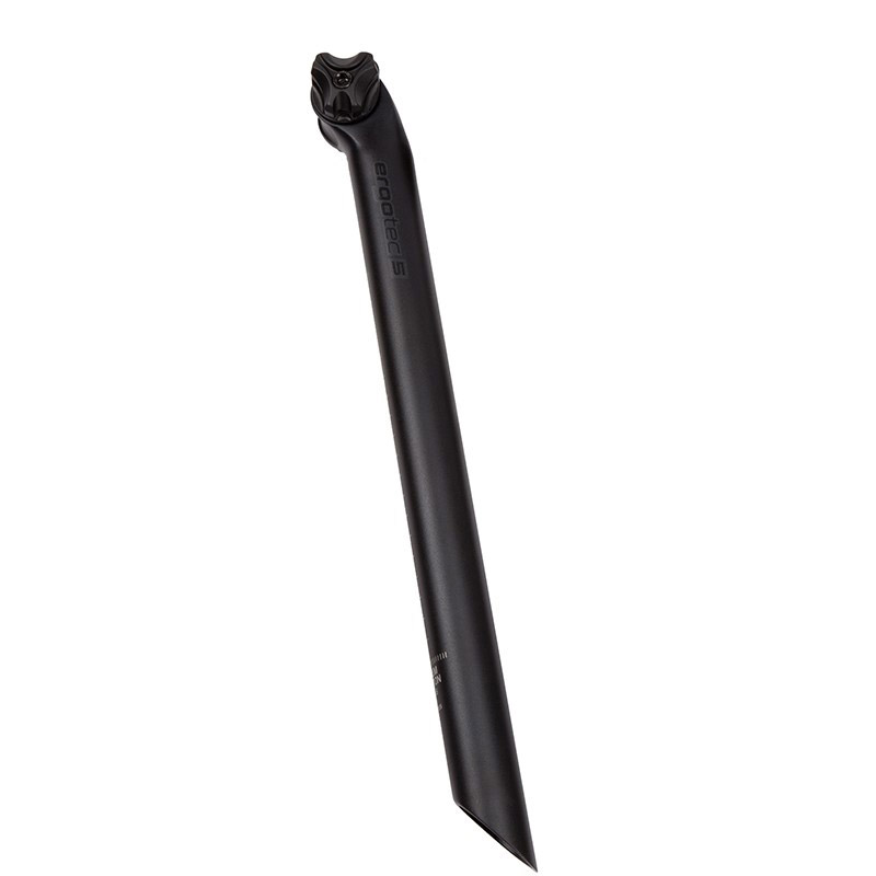 Ergotec zadelpen Viper 10° 31.6 x 400 zwart mat