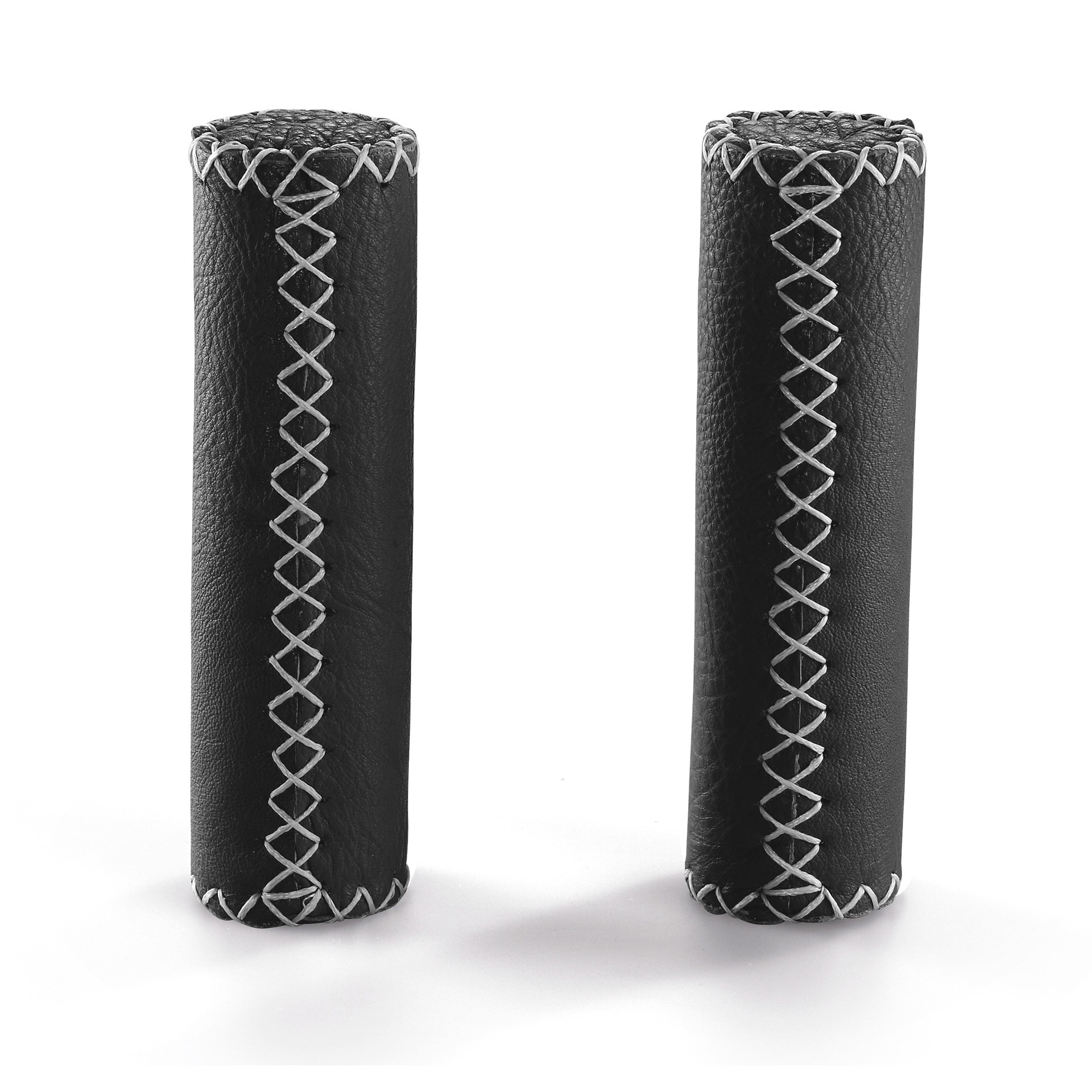 Monte Grappa handvatset 120/120mm leer zwart