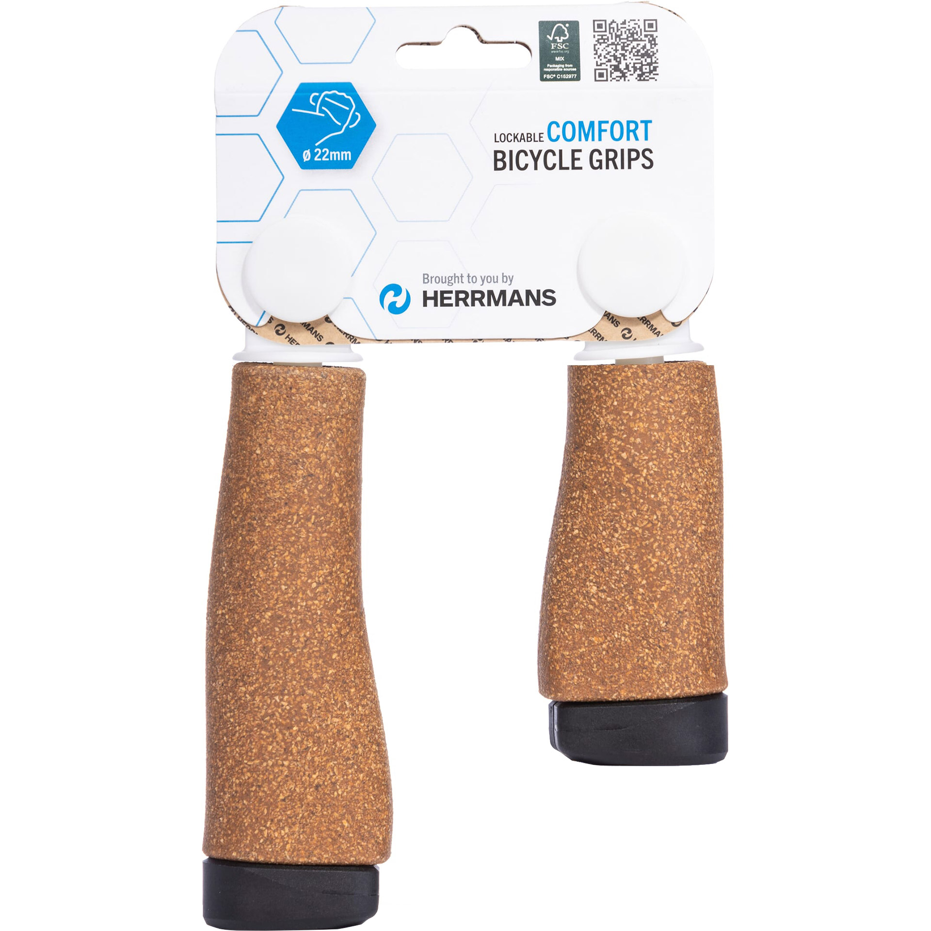 Herrmans handvatset Lockable Grip Clik 90/130mm kurk