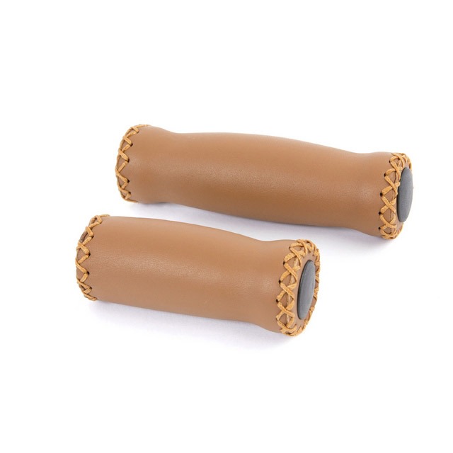 Velo handvatset 92/127mm leer bruin