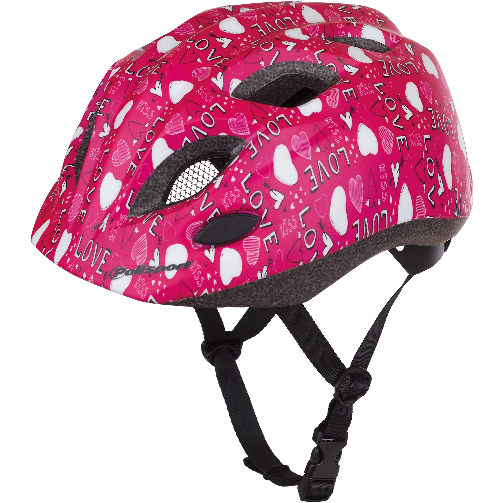 Polisport helm met LED Junior Love S 52-56cm