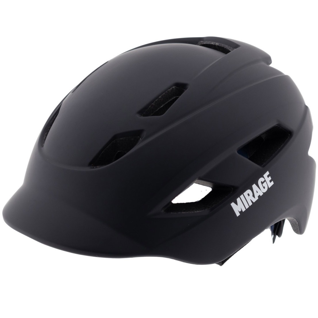 Mirage urban helm E-Bike LED 58-61cm mat zwart