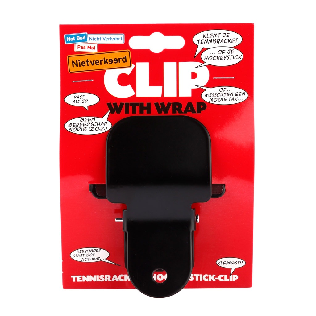Nietverkeerd Clip with wrap tennis/hockey zwart