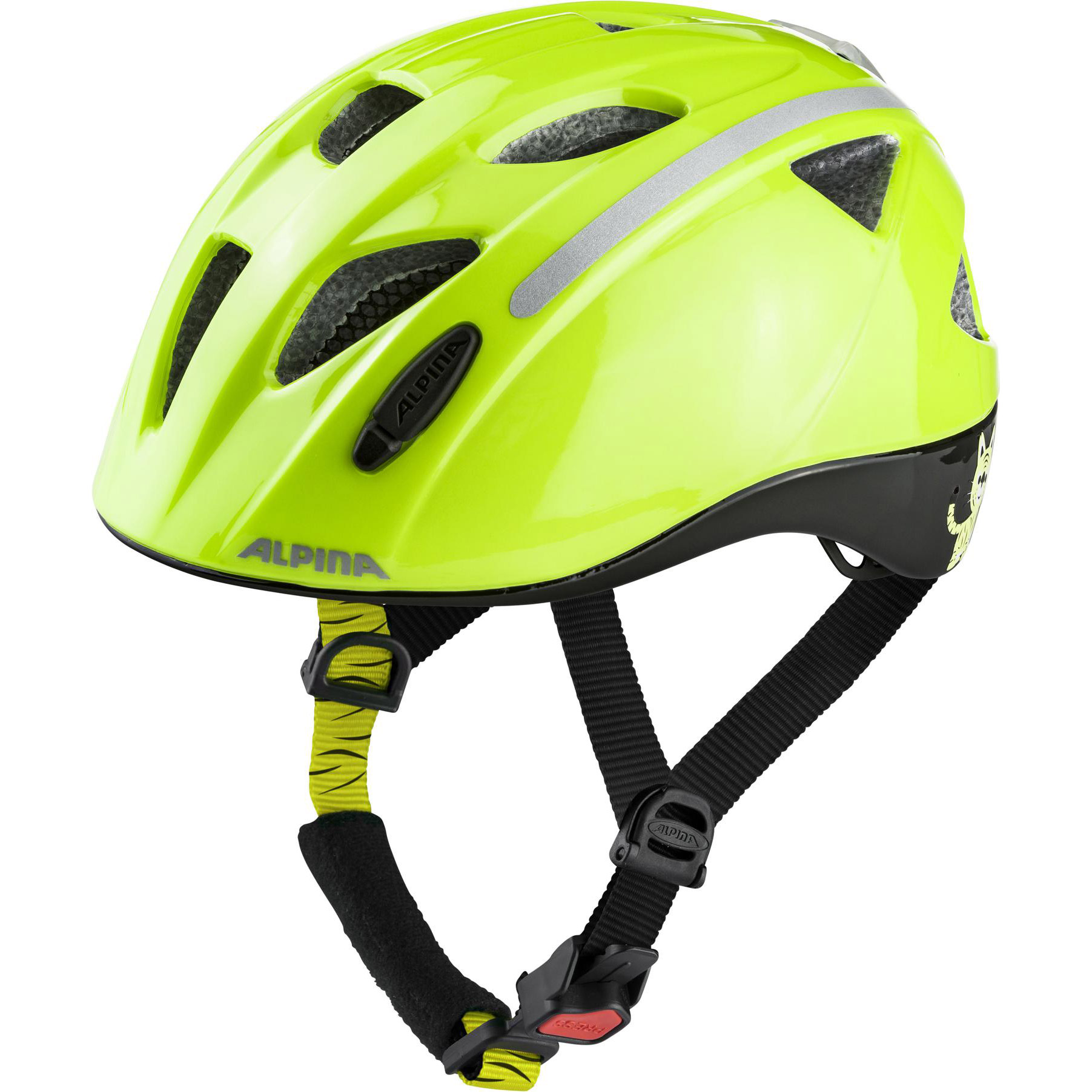 Alpina Sports kinderhelm Ximo Flash Be Visible 45-49 glans