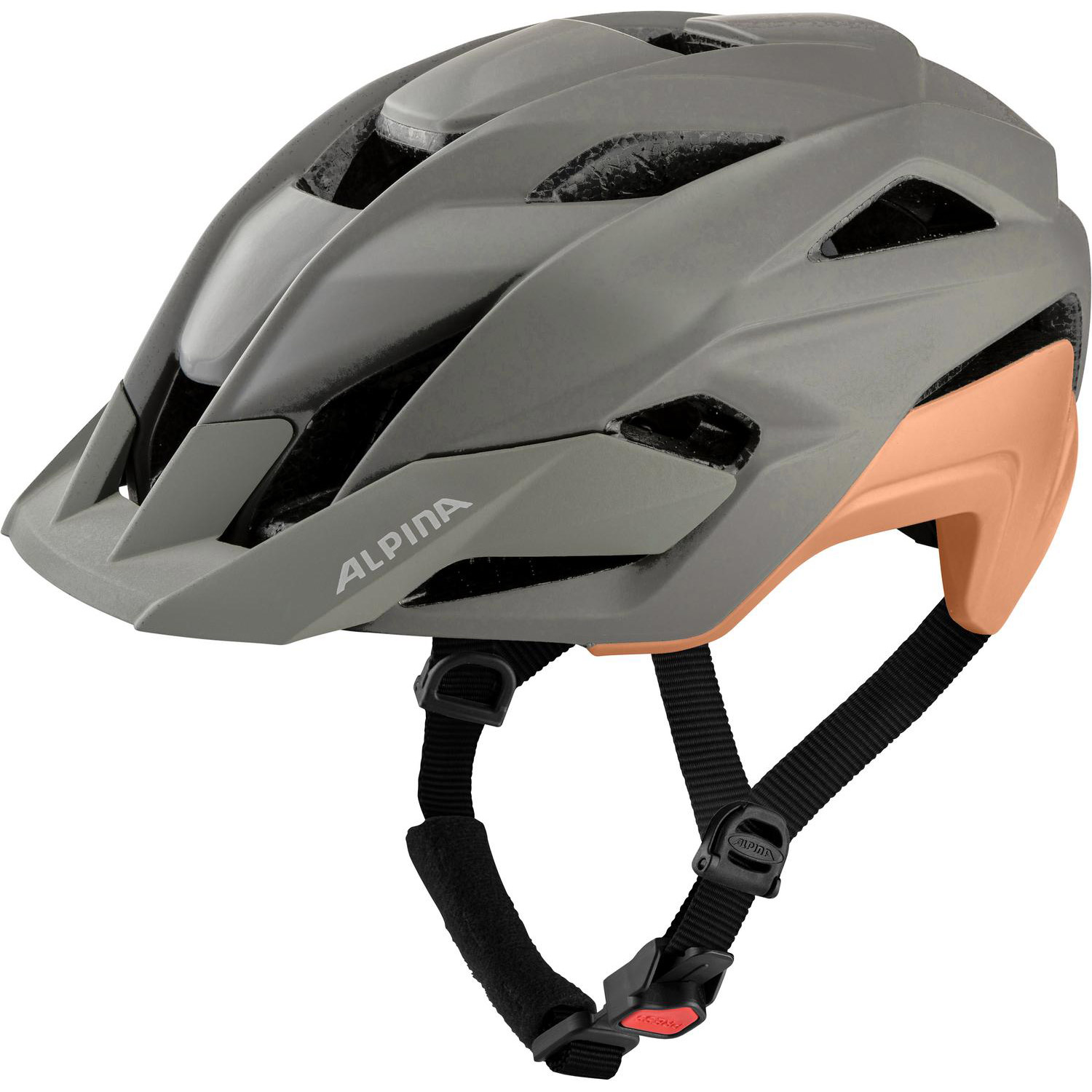 Alpina Sports MTB helm Kamloop 51-55 mat grijs/perzik