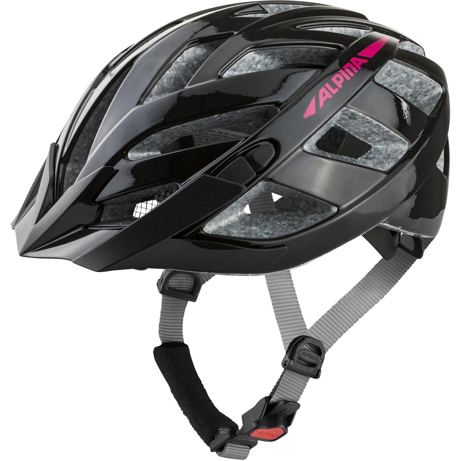 Alpina Sports tour helm Panoma 2.0 52-57 glans zwart/roze