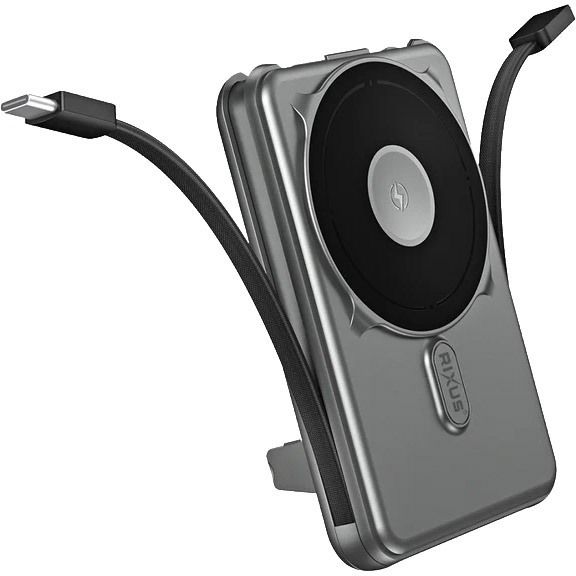 Rixus powerbank RXPB76B MagSafe 10.000mAh Li-ion zwart