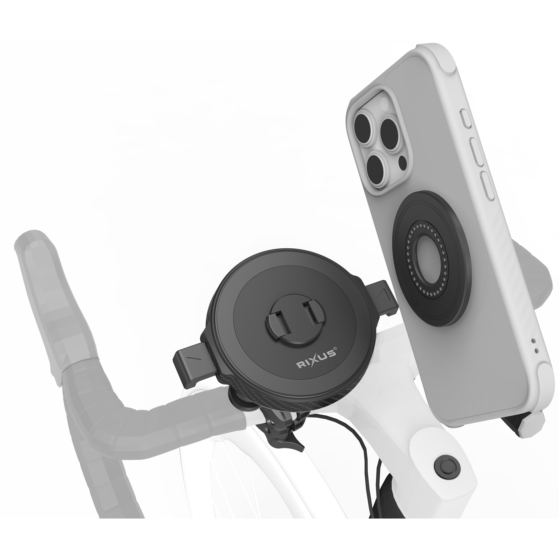 Rixus telefoonhouder RXHB05 Anti-shock Mag set One-Lock