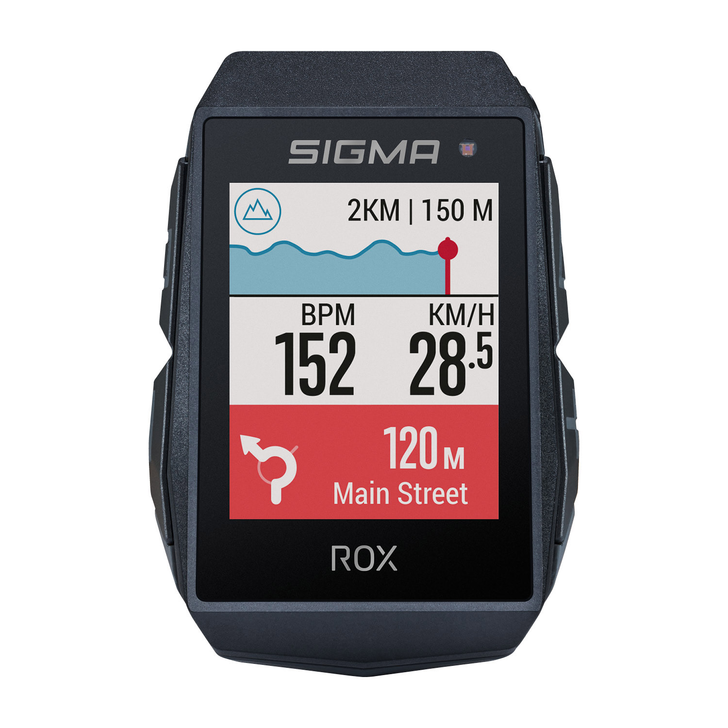 Sigma fietscomputer Rox 11.1 Evo GPS stuurhouder zwart