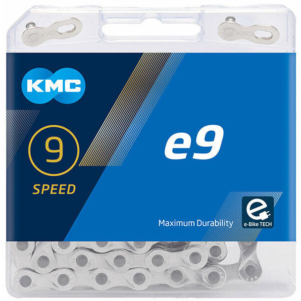 KMC ketting e9 9v ½-11/128 122L E-bike zilver