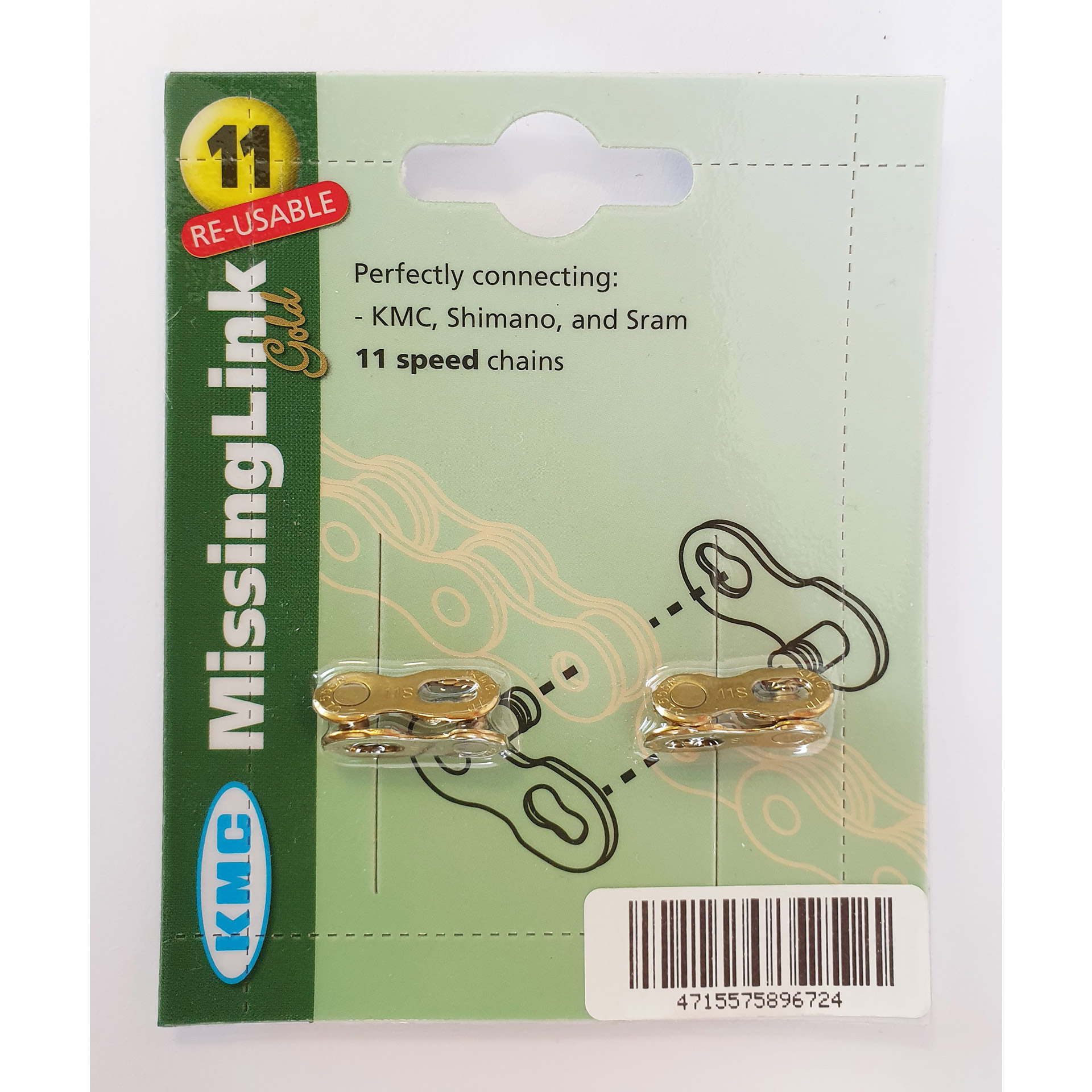 KMC sluitschakel MissingLink 11R Ti-N Gold 5.65mm 11v (2)