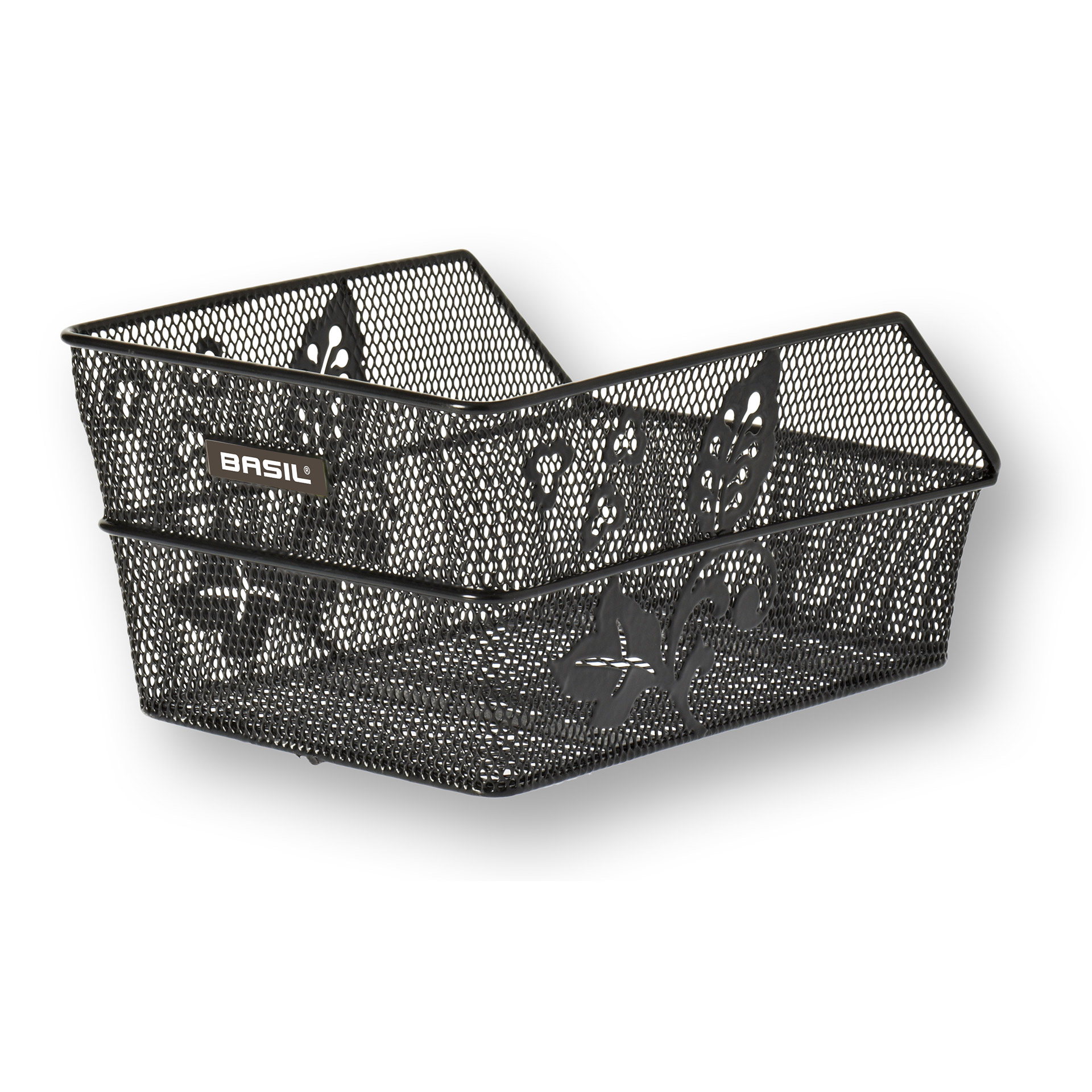 Basil achtermand Cento Flower S vaste montage zwart