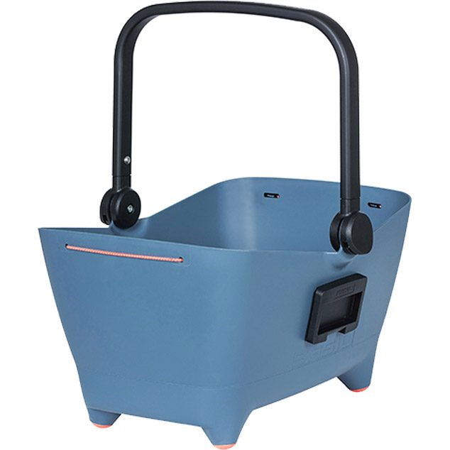 Basil hondenfietsmand Buddy met kussen KF kunststof blauw