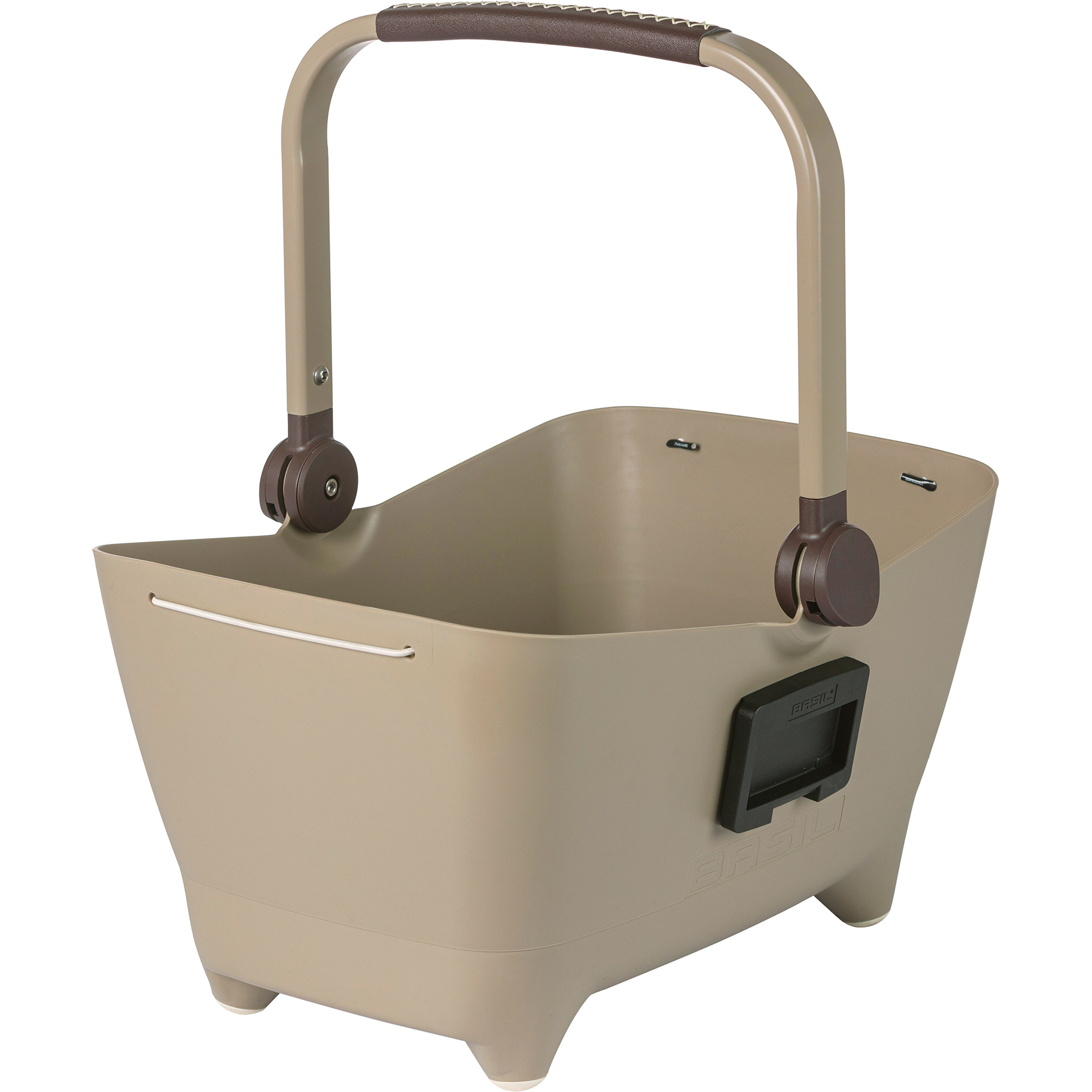 Basil hondenfietsmand Buddy met kussen KF kunststof bruin