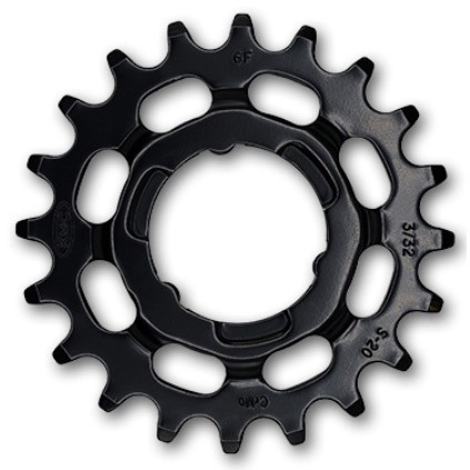 KMC tandwiel Shimano narrow 20T achter zwart