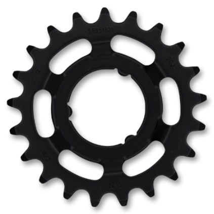 KMC tandwiel Shimano narrow 21T 1/2"x3/32" zwart