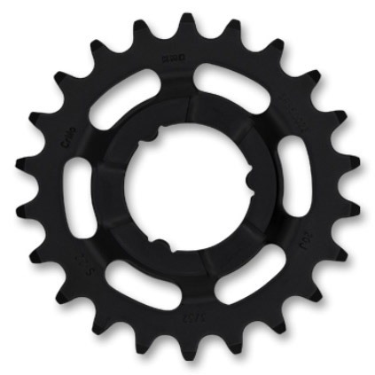 KMC tandwiel Shimano narrow 22T achter zwart