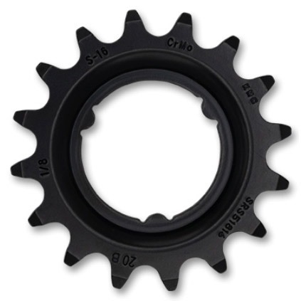 KMC tandwiel Shimano wide 16T achter zwart