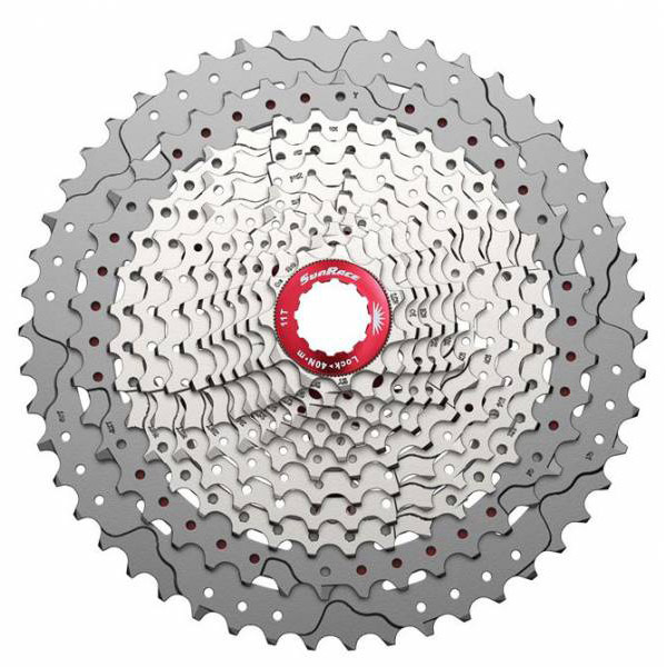 Sunrace cassette 12V 11-50T SRAM zilver