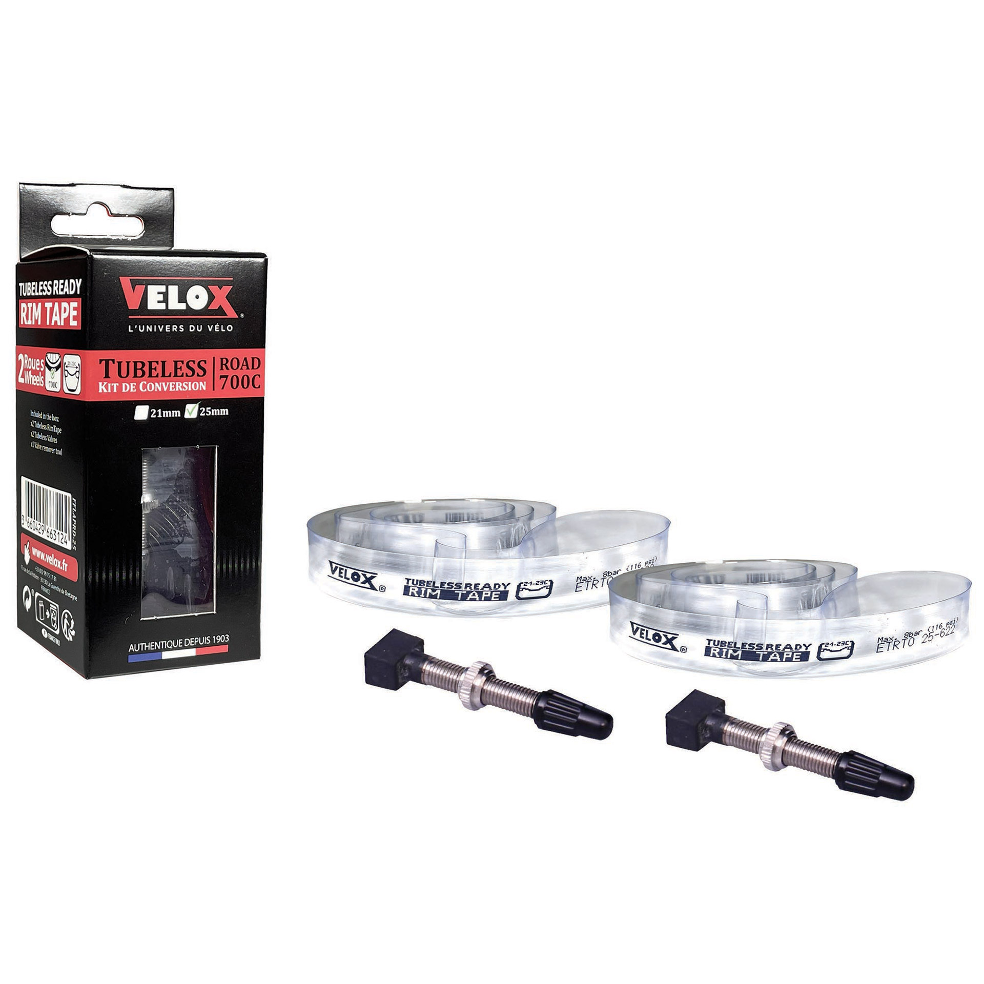 Velox conversiekit tubeless gravel 700x25mm / 21-23c