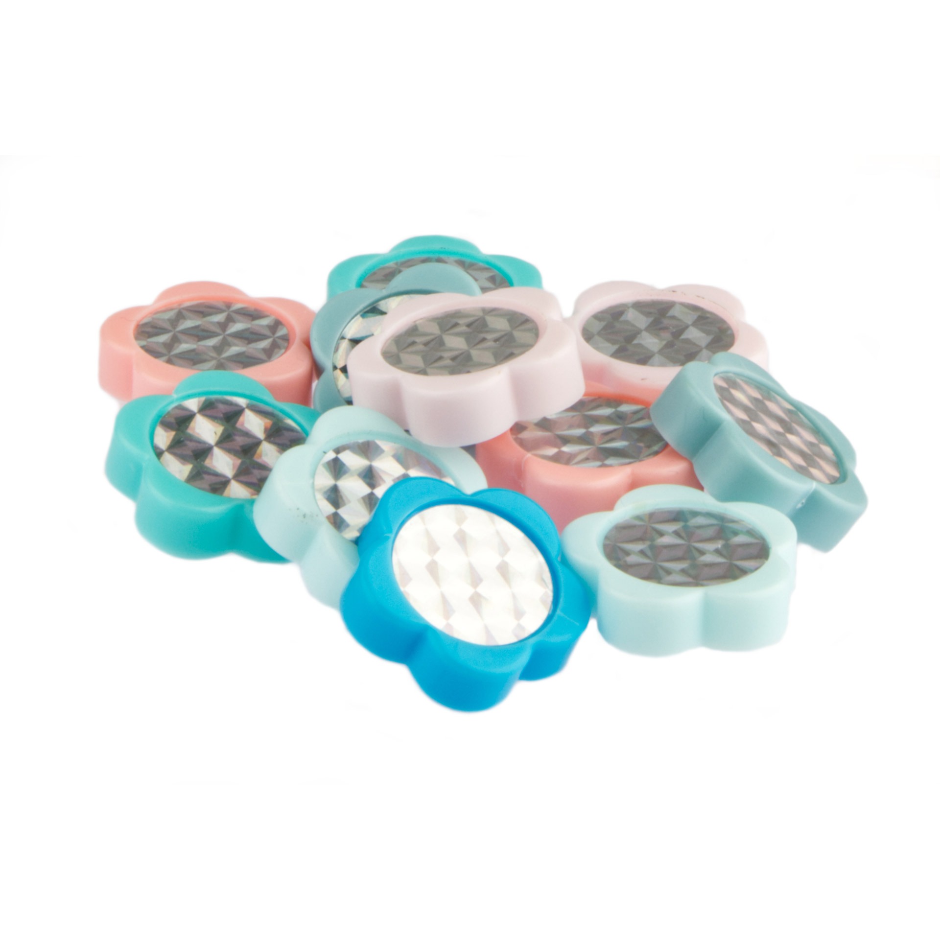 PexKids spaakkralen bloemetjes 4 kleuren (12st)