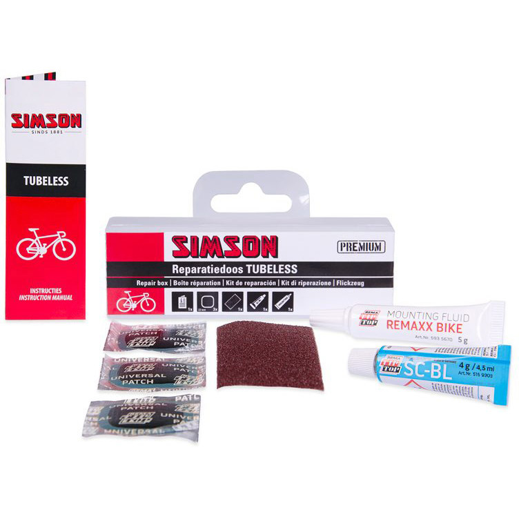 Simson reparatiedoos Tubeless met blisteroog