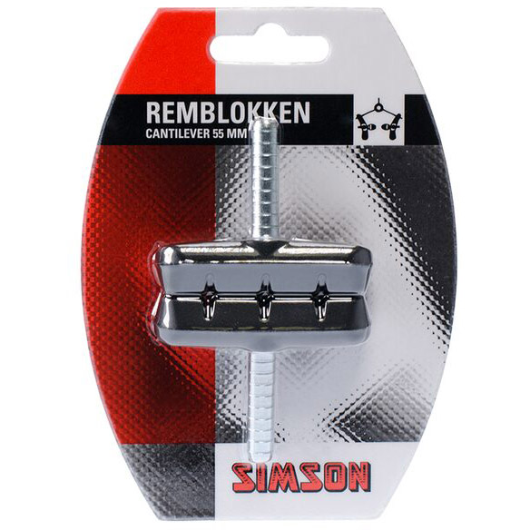 Simson remschoen Cantilever 55mm per set op kaart