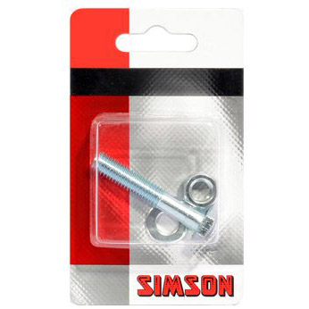 Simson zadelklembout 8x45mm per stuk op kaart