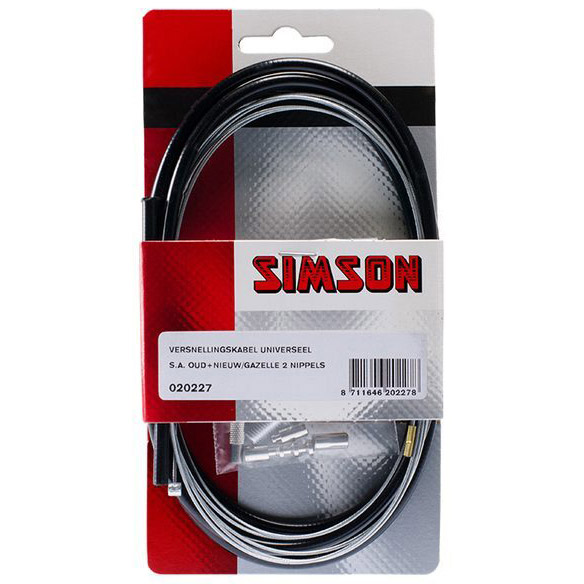 Simson versnellingkabel compl. S.A./Gazelle per stuk op kaart