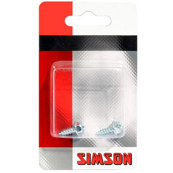 Simson slotparkers per 2 stuks op kaart