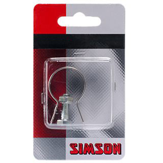 Simson rembandage rond 22mm rvs per stuk op kaart