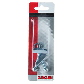 Simson kettingspanner zilver (2st)