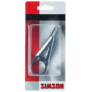 Simson snephaak/lamphaak zilver per stuk op kaart