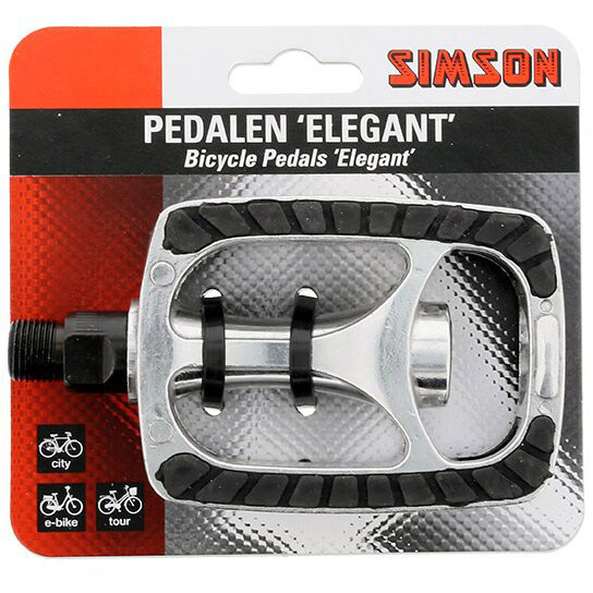 Simson pedalen Elegant per set op kaart