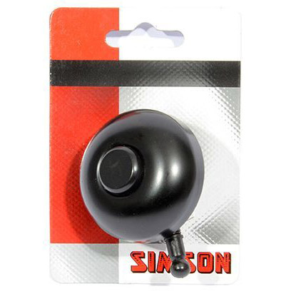 Simson fietsbel Race zwart op kaart