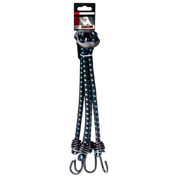 Simson spinbinder 4-arm zwart-blauw met kaart