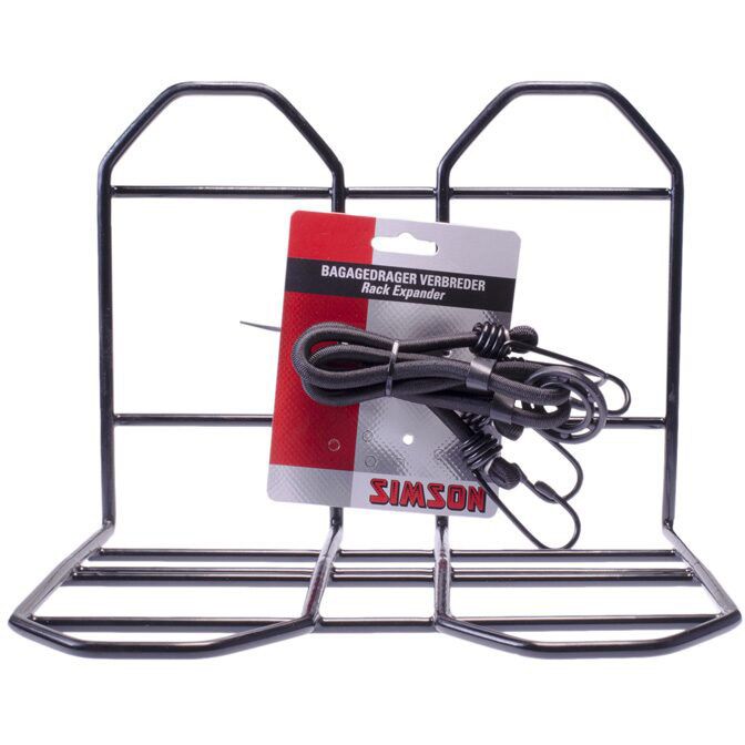 Simson bagagedrager verbreder met spin met kaart