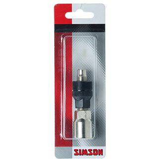 Simson cranktrekker zwart op kaart