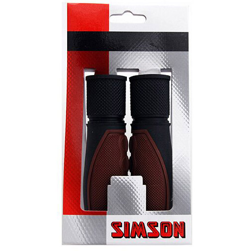 Simson handvatset Lifestyle donkerbruin/zwart