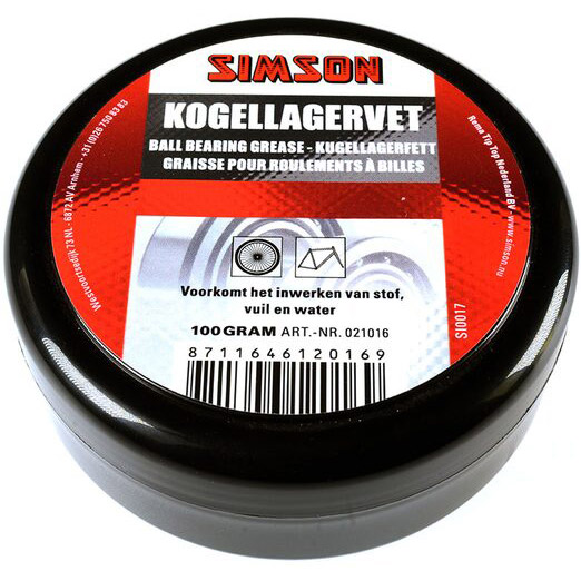 Simson kogellagervet blik 100gr