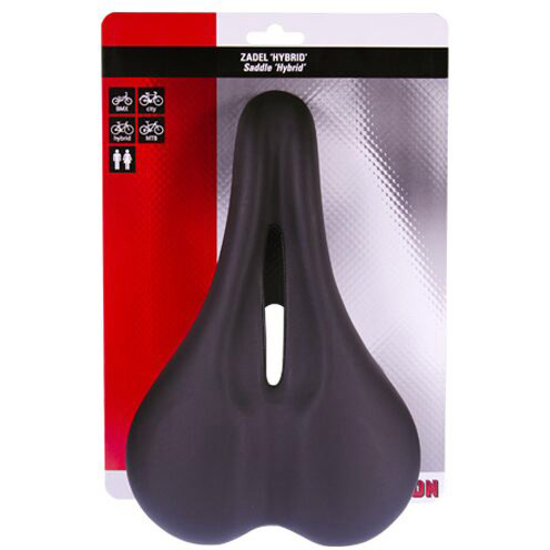 Simson zadel Hybrid zwart op kaart