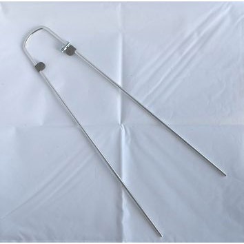 Mirage spatbordstang 28" 5mm 55mm RVS zilver (set)