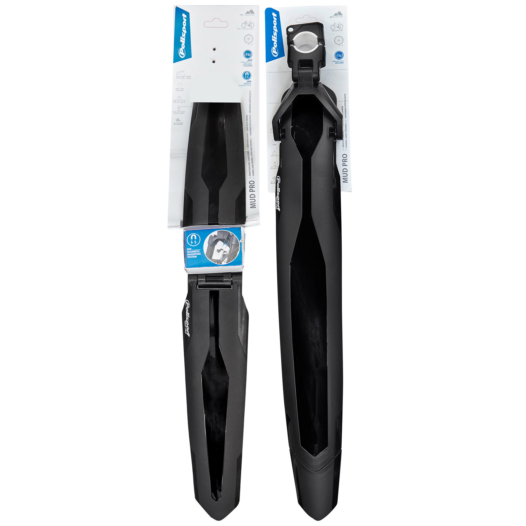 Polisport spatbordset Mud Pro magnestische bev. 26/29"