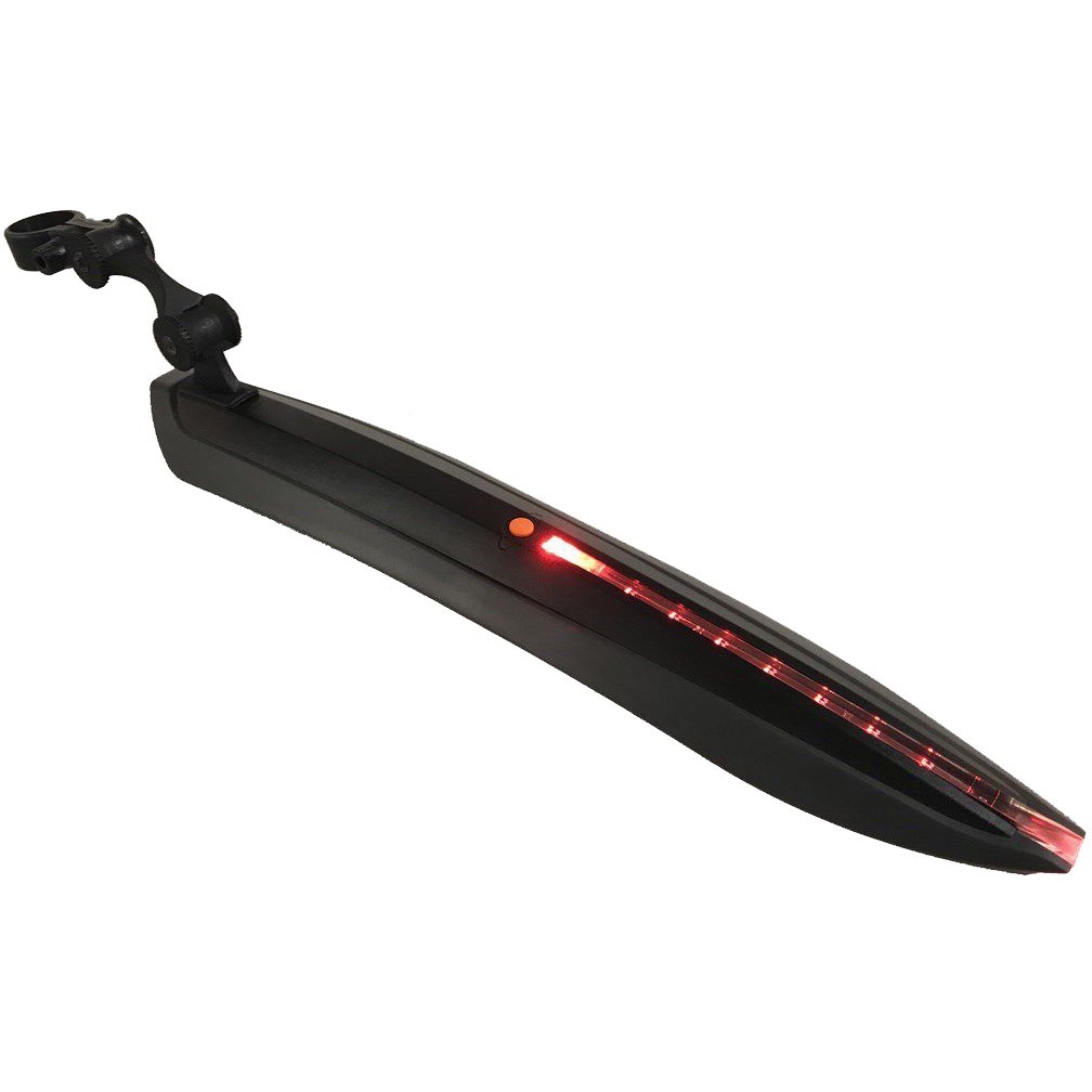 Mirage spatbord achter 24-28" zadelpen met ledstrip