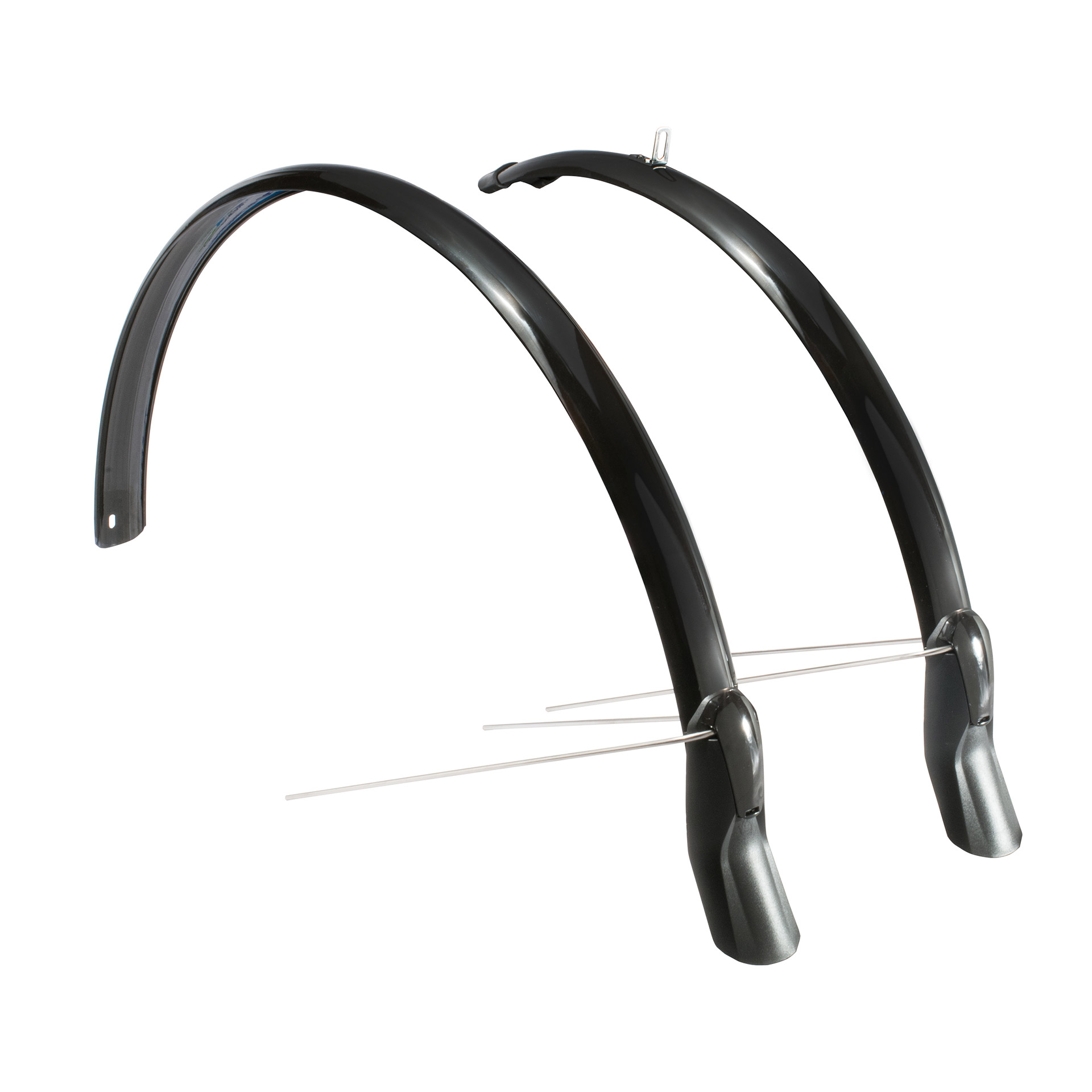 Eurofender spatbordenset Scatto 51mm 28" glans zwart