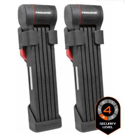 Trelock FS 480 Vouwsloten Cops 100cm Twin-set (2 sloten) zw.