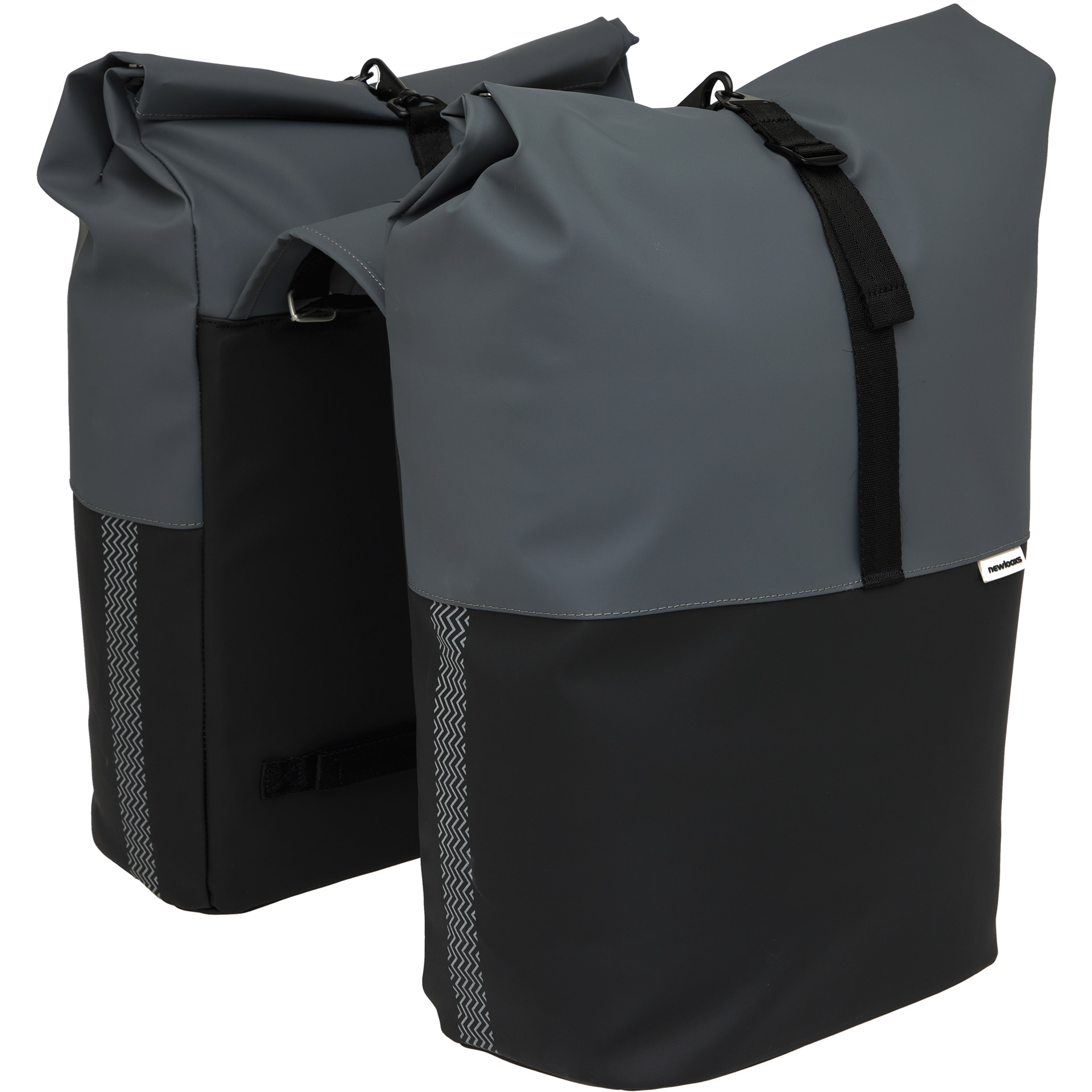 New Looxs dubbele tas Nyborg 34l donkergrijs/zw