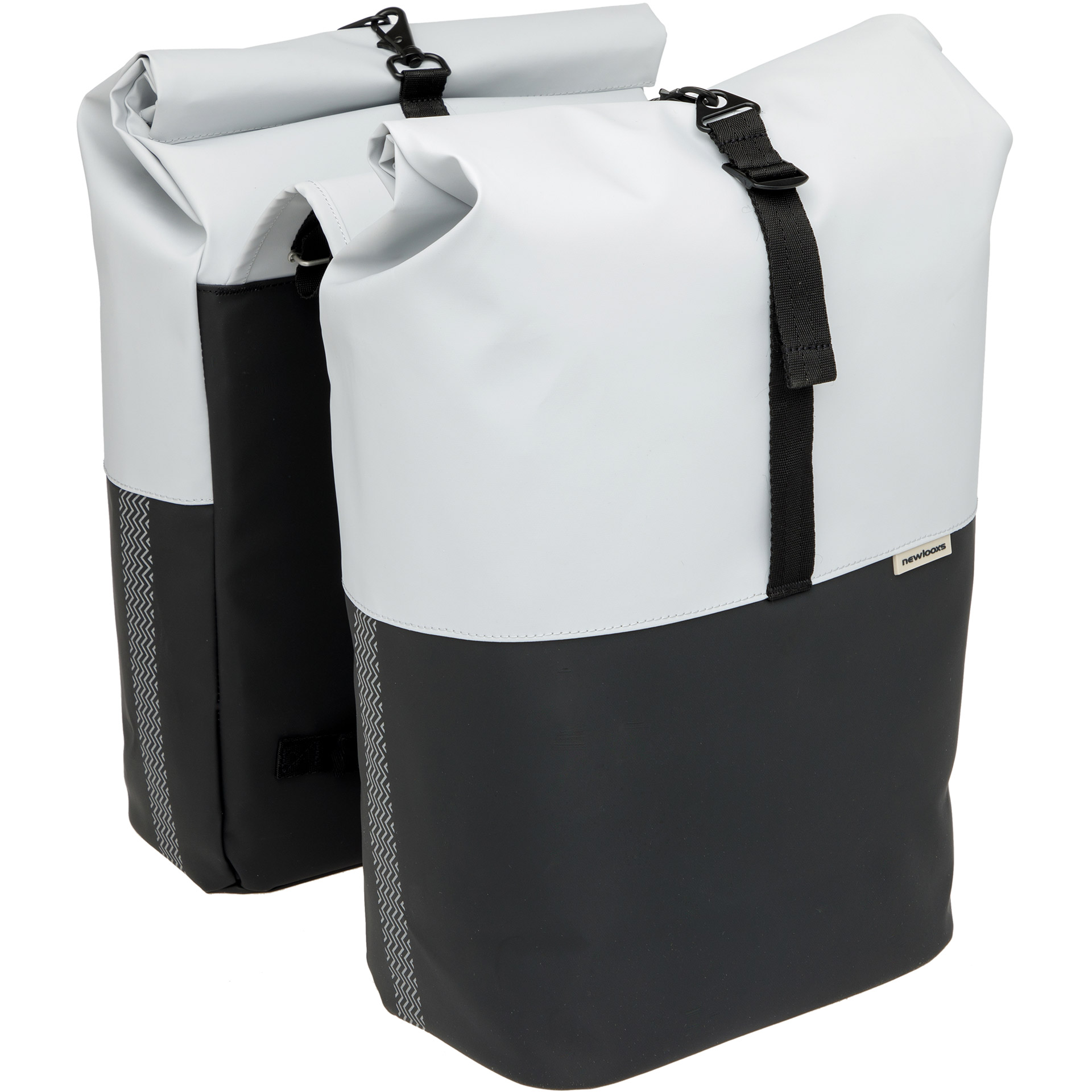 New Looxs dubbele tas Nyborg 34l lichtgrijs/zw