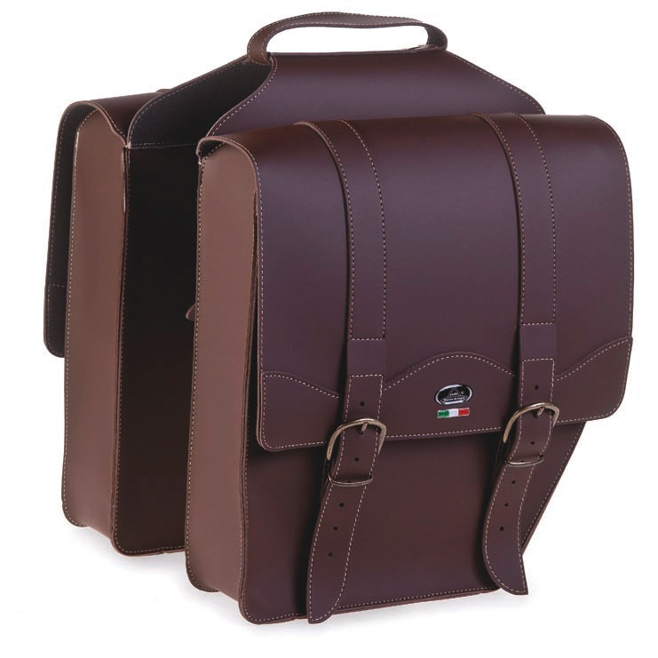 Monte Grappa dubbele tas 17L Cruiser Testa di Moro d.bruin