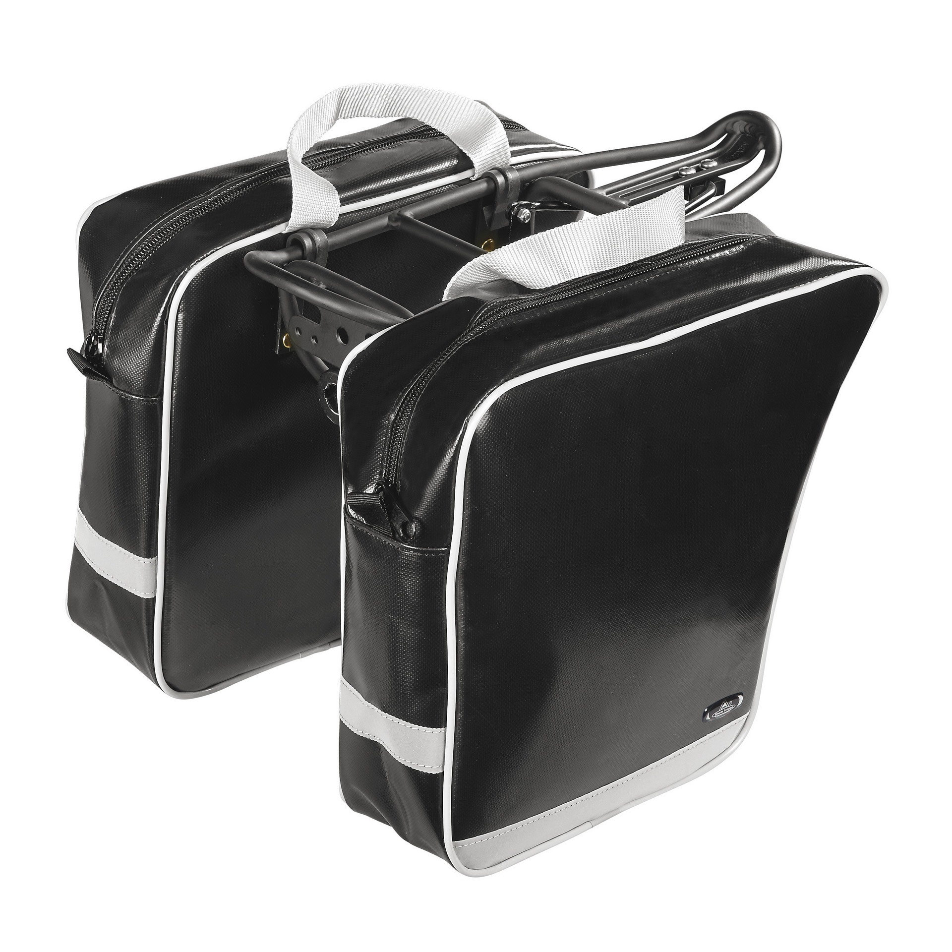 Monte Grappa pakaftas L+R  15L Varnish met rits zwart